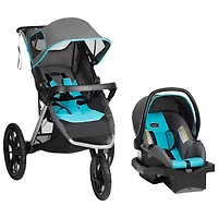 Evenflo Victory Plus Jogger Travel System - Malibu Blue