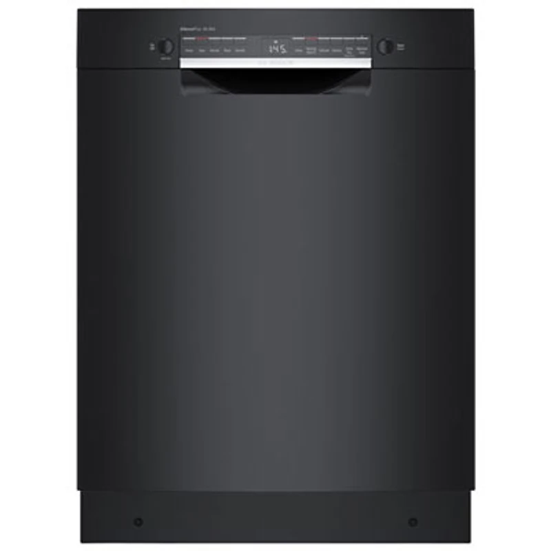 Open Box - Bosch 300 Series 24" 46dB Built-In Dishwasher w/SS Tub (SGE53C56UC) - Black - Perfect Condition