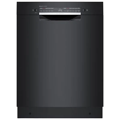 Open Box - Bosch 300 Series 24" 46dB Built-In Dishwasher w/SS Tub (SGE53C56UC) - Black - Perfect Condition
