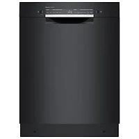 Open Box - Bosch 300 Series 24" 46dB Built-In Dishwasher w/SS Tub (SGE53C56UC) - Black - Perfect Condition