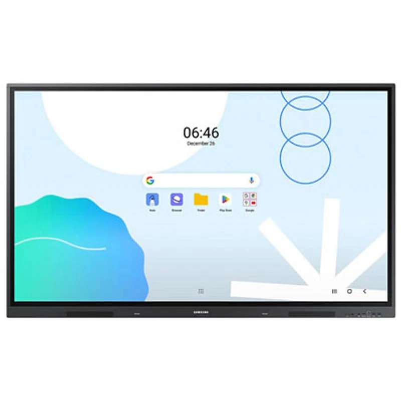 Open Box - Samsung WAD 75" 4K UHD Android OS Interactive Display (LH75WADWLGCXZA) - Space Grey