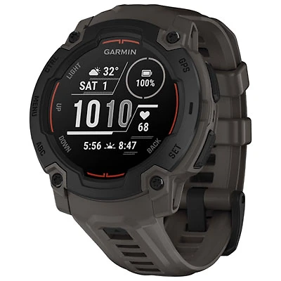 Garmin Instinct E 45mm Bluetooth Multisport Smartwatch - Black/Charcoal