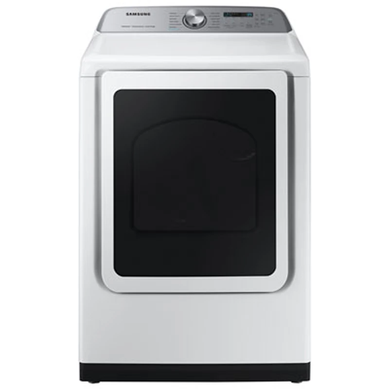 Samsung 7.4 Cu. Ft. Electric Steam Dryer (DVE52DG5505WAC) - White