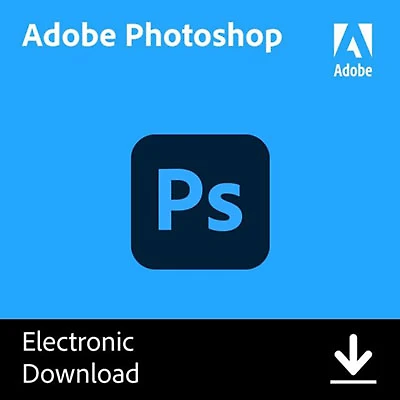 Adobe Photoshop (PC/Mac) -1 User -1 Year - Digital Download