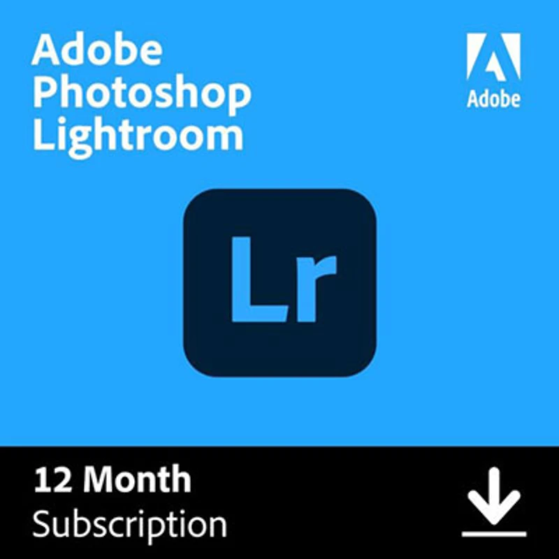 Adobe Photoshop Lightroom (PC/Mac) - 1 User - 1 Year - Digital Download