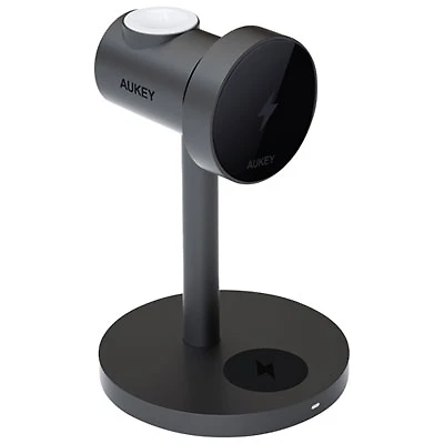 AUKEY MagFusion 3-in-1 Qi2 Magnetic 15W Wireless Charging Station (LC-MC311)
