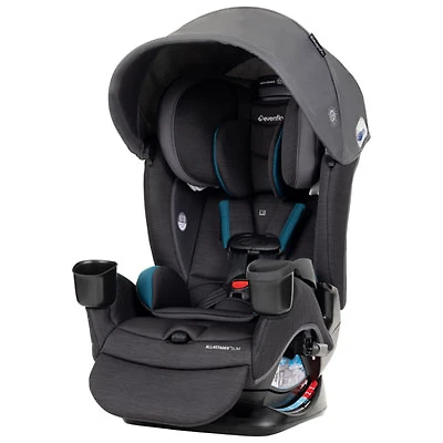 Evenflo All4Stages Slim+ All-in-One Booster Car Seat - Baker Grey