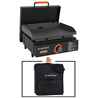 Blackstone Adventure Ready 17" Portable Griddle with Hard Cover & Carry Bag