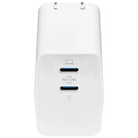Insignia 70W Dual USB-C GaN Wall Charger (NS-PW370C2W25-C) - Only at Best Buy