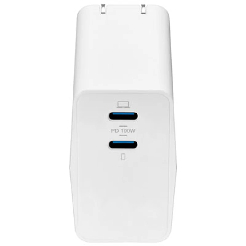 Insignia 100W 2-Port USB-C GaN Wall Charger (NS-PW31XC2W25-C) - Only at Best Buy