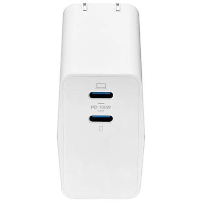 Insignia 100W 2-Port USB-C GaN Wall Charger (NS-PW31XC2W25-C) - Only at Best Buy