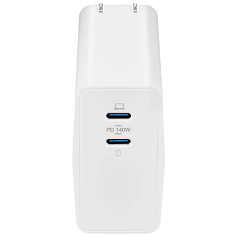 Insignia 140W 2-Port USB-C GaN Wall Charger (NS-PW3X4C2W25-C) - Only at Best Buy