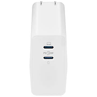 Insignia 140W 2-Port USB-C GaN Wall Charger (NS-PW3X4C2W25-C) - Only at Best Buy