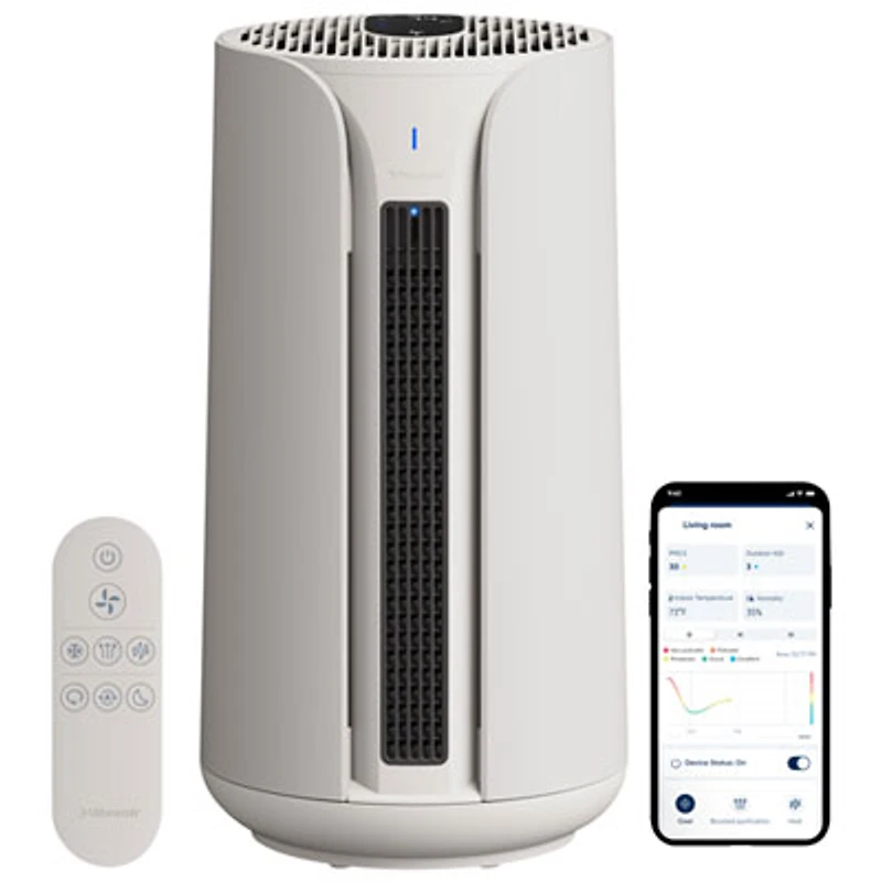Blueair ComfortPure 3-in-1 Air Purifier - 840 sq. ft. - White/Grey