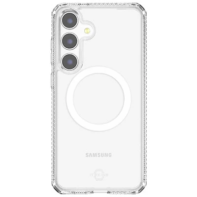 Itskins Hybrid_R Fitted Hard Shell Case for Galaxy S25 - Transparent