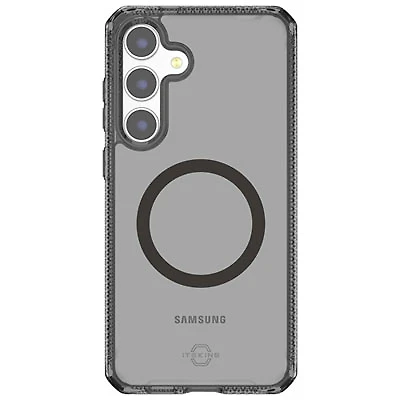 Itskins Hybrid_R / Vapor Fitted Hard Shell Case for Galaxy S25+ (Plus) - Smoke