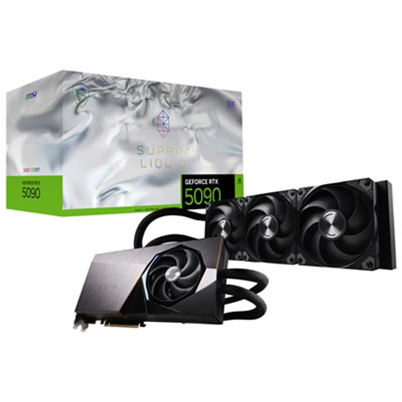 MSI Suprim Liquid GeForce RTX 5090 32GB GDDR7 Video Card