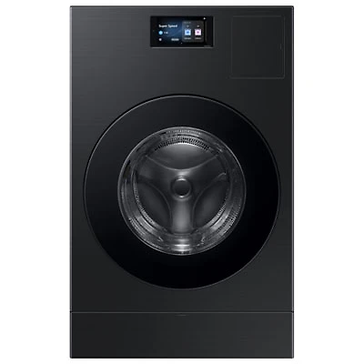 Samsung 6.1 Cu. Ft. Vented Electric Washer & Dryer Combo (WD90F53AVBAC) - Brushed Black