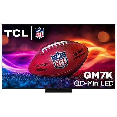 TCL 55" QM7K Series 4K UHD HDR QD-Mini LED Smart Google TV (55QM7K) - 2025