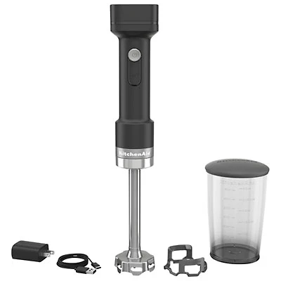 KitchenAid Go Immersion Blender with Battery - Black