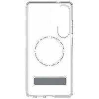 ZAGG Crystal Palace Snap Fitted Hard Shell Case with MagSafe & Kickstand for Galaxy S25 Ultra - Clear