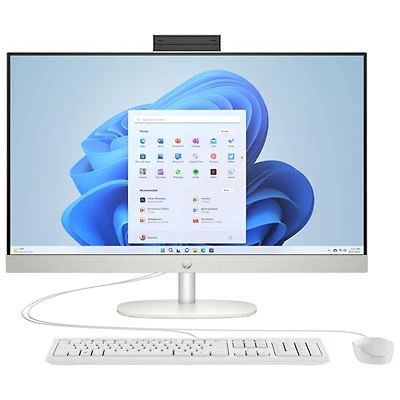 HP 27" All-in-One PC - White (Intel Core i5-1334U/16GB RAM/512GB SSD/Windows 11) - Only at Best Buy