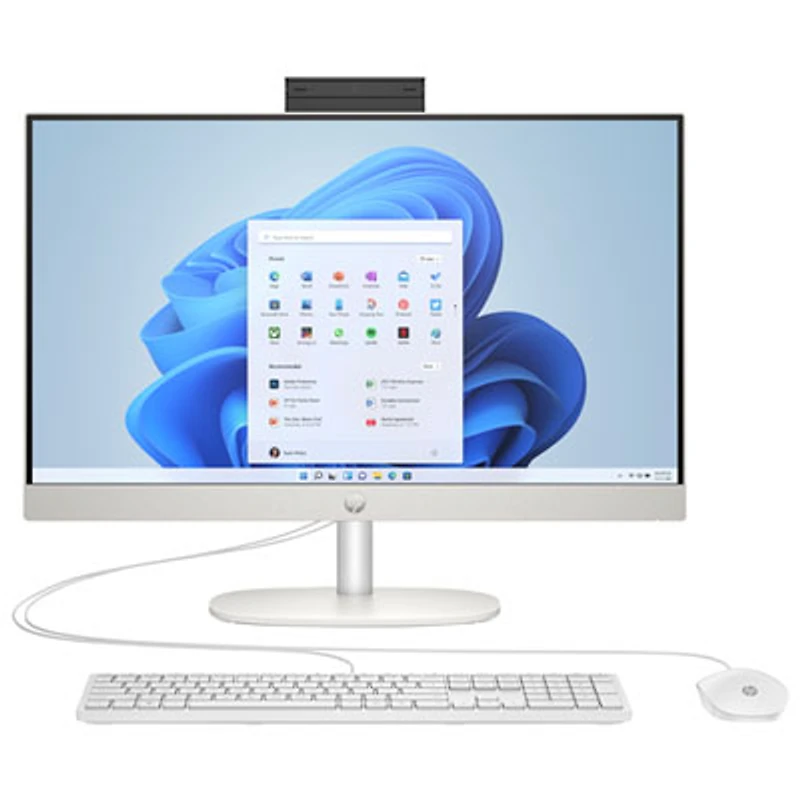 HP 24" All-in-One PC - White (Intel Core i5-1334U/8GB RAM/512GB SSD/Windows 11) - Only at Best Buy