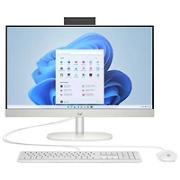 HP 24" All-in-One PC - White (Intel Core i5-1334U/8GB RAM/512GB SSD/Windows 11) - Only at Best Buy