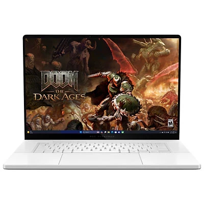 ASUS ROG Zephyrus G16 16" Gaming Laptop - Platinum White (Intel Core Ultra 9-285H/64GB RAM/2TB SSD/RTX 5090)