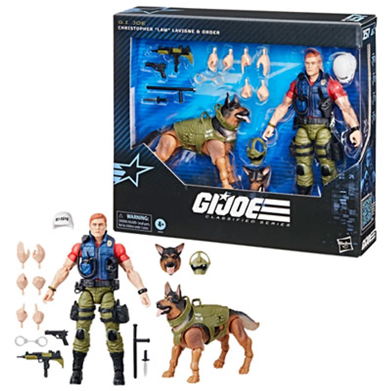 Hasbro G.I. Joe Classified Series - Christopher "Law" Lavigne & Order Action Figures
