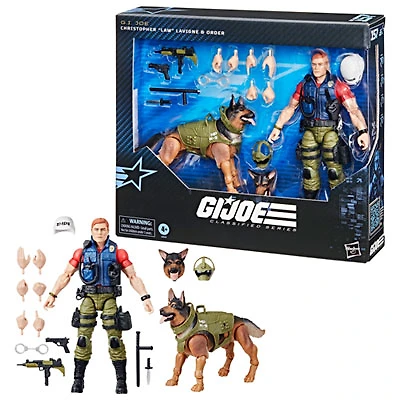 Hasbro G.I. Joe Classified Series - Christopher "Law" Lavigne & Order Action Figures