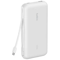 Belkin BoostCharge 20000 mAh USB-C/USB-A Power Bank - White