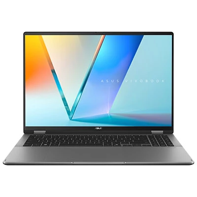 ASUS Vivobook 16 Flip 16" Touchscreen 2-in-1 Laptop - Matte Grey (Intel Core Ultra 7 258V/32GB RAM/1TB SSD)