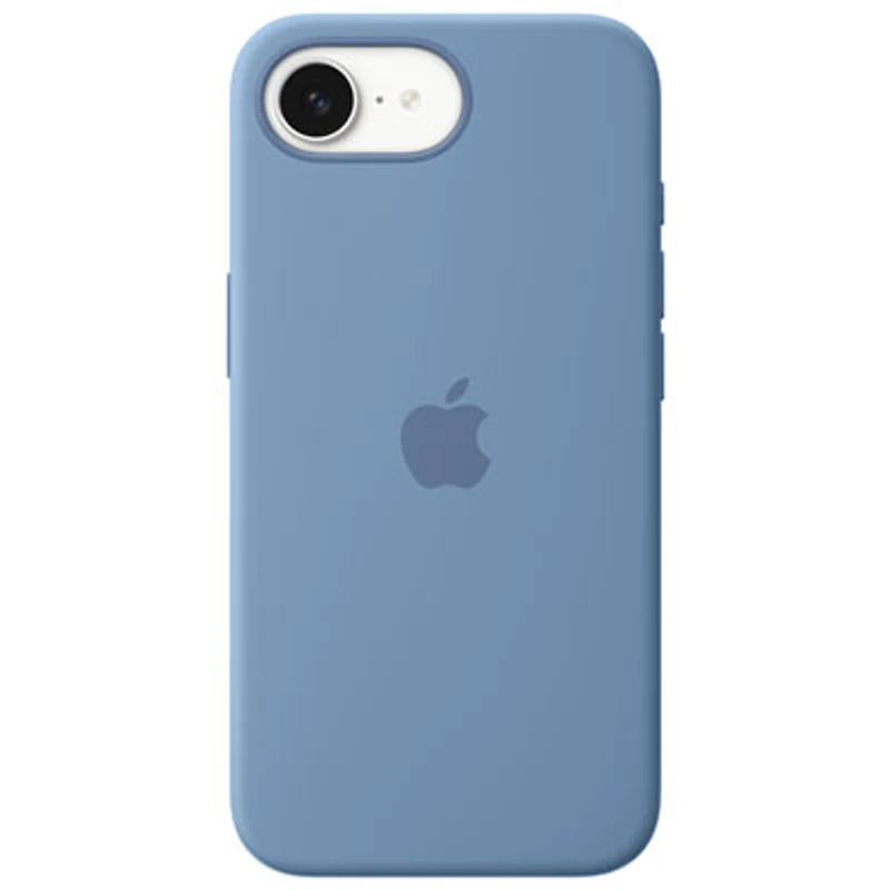 Apple Silicone Fitted Hard Shell Case for iPhone 16e - Winter Blue