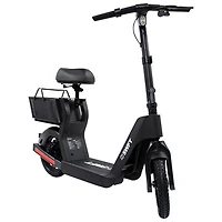 SWFT SD Sit-Down Electric Scooter (400W Motor / Up to 24km Range / 20km/h Top Speed) - Black