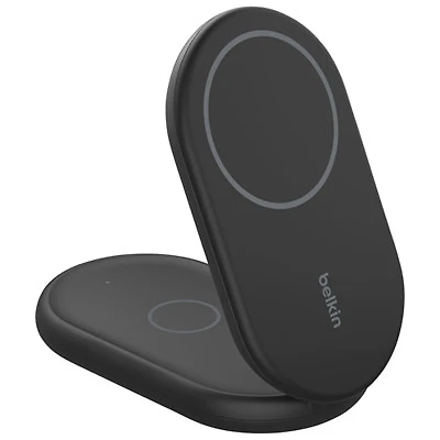 Belkin 2-in-1 15W Qi2 Wireless Foldable Charging Stand
