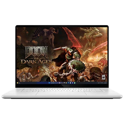 ASUS ROG Zephyrus G16 16" Gaming Laptop - Platinum White (Intel Core Ultra 9 285H /64GB RAM/2TB SSD/RTX 5080)