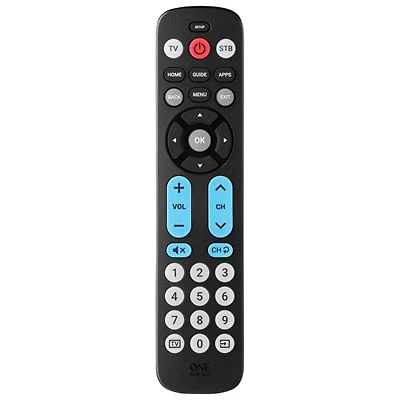 One For All 2-Device Big Button Universal Remote Control (URC6821)