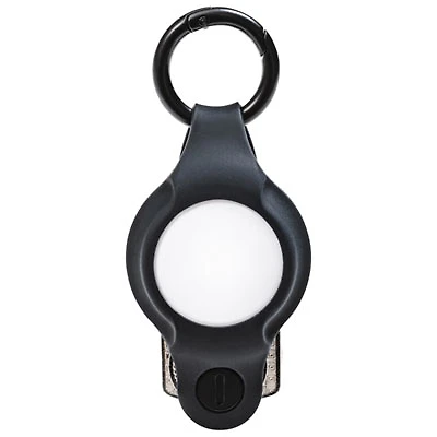 KeySmart AirFlex Silicone Key Holder for AirTag - Black