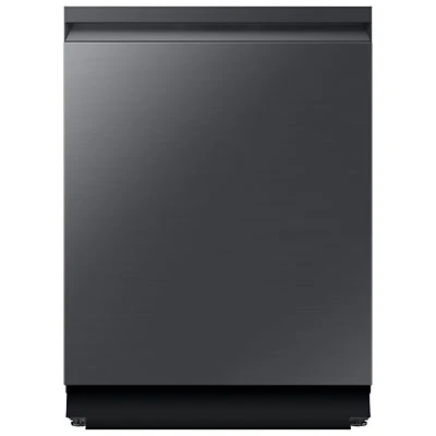 Samsung 24" 38dB Built-In Dishwasher with AI Wash & Third Rack (DW90F89T0UMTAA) - Matte Black Stainless