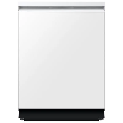 Samsung 24" 38dB Built-In Dishwasher with AI Wash & Third Rack (DW90F89T0U12AA) - White Glass