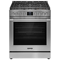 Open Box - Frigidaire Pro 30" 6.0 Cu. Ft. Gas Air Fry Range (PCFG3080AF) - Stainless - Scratch & Dent