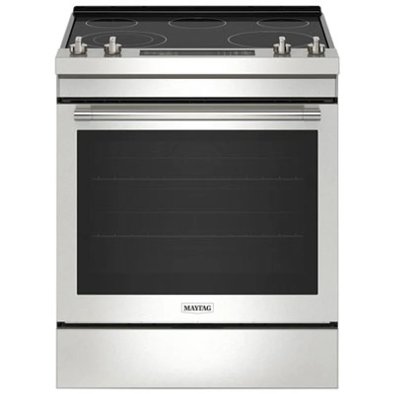 Open Box - Maytag 30" 6.4 Cu. Ft. Slide-In Electric Air Fry Range (YMES8800PZ) - Stainless - Perfect Condition