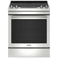 Open Box - Maytag 30" 6.4 Cu. Ft. Slide-In Electric Air Fry Range (YMES8800PZ) - Stainless - Perfect Condition