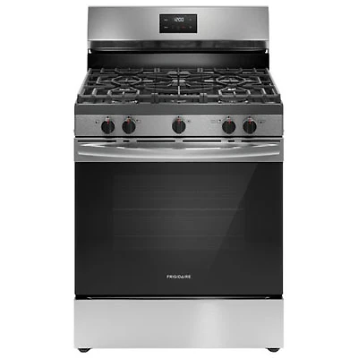 Open Box - Frigidaire 30" 5.1 Cu. Ft. Freestanding Gas Range (FCRG3052BS) - Stainless - Perfect Condition