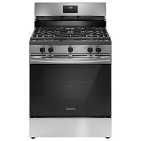 Open Box - Frigidaire 30" 5.1 Cu. Ft. Freestanding Gas Range (FCRG3052BS) - Stainless - Perfect Condition