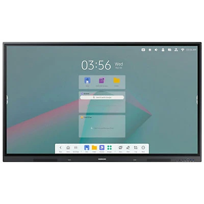 Open Box - Samsung WAC 86" 4K UHD Android 11 Interactive Display (WAC86) - Black