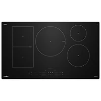 Whirlpool Intelligent 36" 5-Element Induction Cooktop (WCIT7536SB) - Black