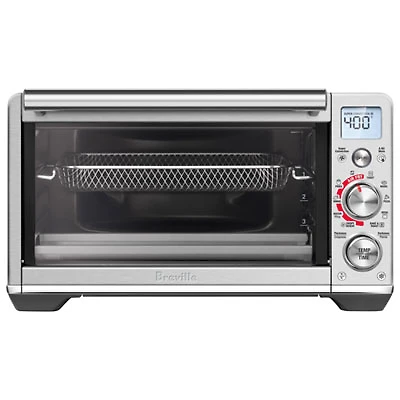 Breville Smart Oven Air Fryer Compact Countertop Convention Oven - Brushed Stainless Steel