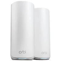 NETGEAR Orbi Whole Home Mesh Wi-Fi 7 System (RBE872-100CNS) - 2 Pack